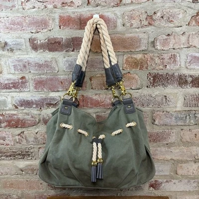 Bolso de lona verde ejército Big Buddha Foto 1 de 4