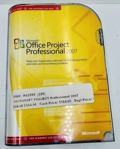 Microsoft Office 2007 Project Professional Version w Product Key - Picture 1 of 3