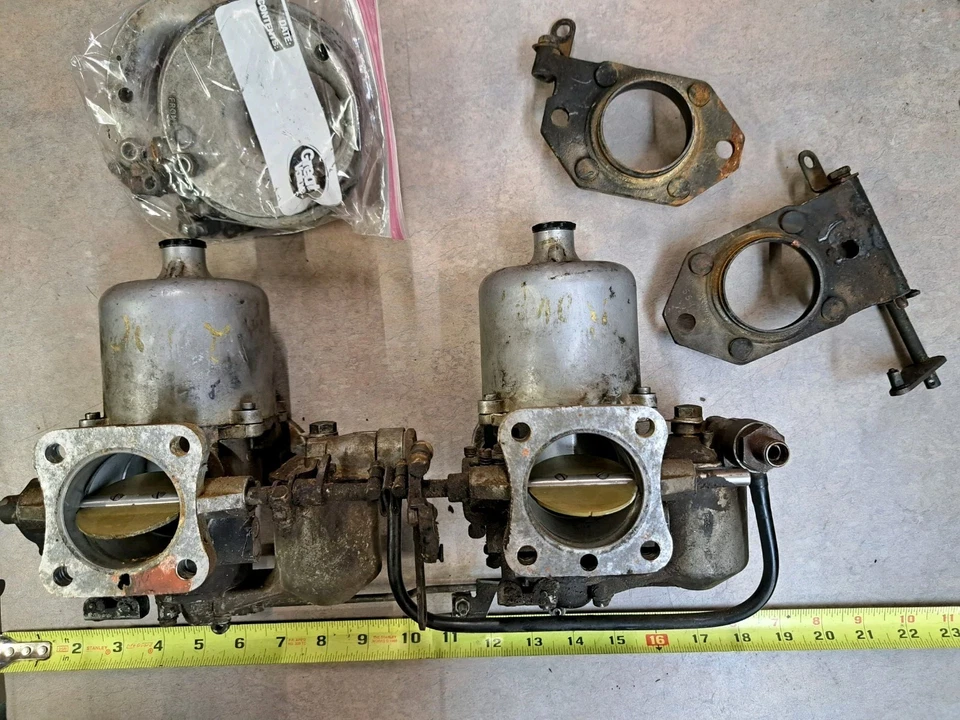 1 par de 2 carburadores HD8 SU 1964-68 AUD92F y R 4,2 litros Jaguar XKE y más Foto 1 de 4