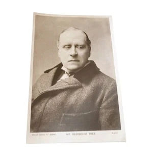 Philco Series Postcard Sir Beerbohm British Actor 1870-1919 1908 Unused - Picture 1 of 2