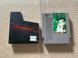 Jimmy Connors Tennis (Nintendo NES, 1993) - CART + SLEEVE ONLY *AUTHENTIC - Picture 1 of 4