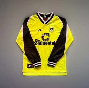 Borussia Dortmund BVB Trikot 1995/96 L Jersey Gelb Heim 1996 95/96 Langarm - Bild 1 von 8