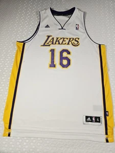 Adidas Authentic Pau Gasol Los Angeles Lakers Jersey SIZE XL Swingman AWAY - Picture 1 of 11