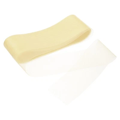 Trenza rígida de crin de caballo de 25 yardas de 3 pulgadas de ancho para poliéster beige Foto 1 de 4