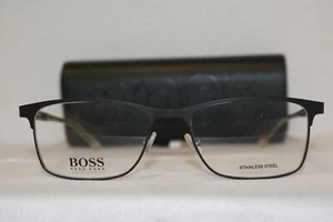 Nuevo Auténtico Hugo Boss 0967 Negro Mate 003 56-18-145 ¡Con Estuche Original! - Imagen 1 de 5