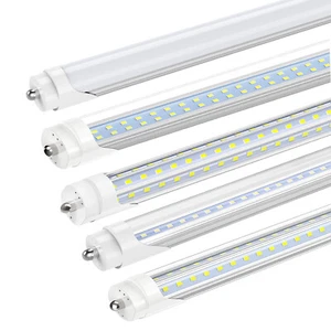 8FT T8 LED Tube Light Bulbs FA8 Single Pin 8 Foot LED Shop Lights 45W 72W 120W - Picture 1 of 18
