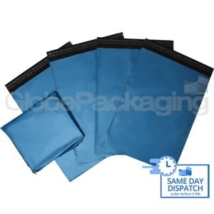50x BLU METALLIZZATO FORTE 6x9"" sacchetti postali per posta 6""x9"" (165x230 mm) - Foto 1 di 5