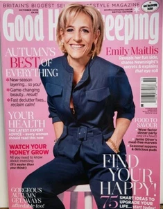 Good Housekeeping UK Oct 2019 Emily Maitlis Autumn Getaways FREE SHIPPING CB - Picture 1 of 1