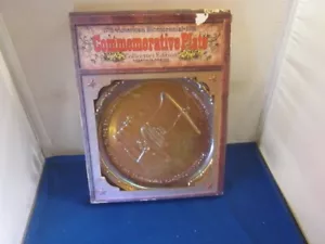 1776-1976 American Bicentennial Commemorative Plate Liberty Bell Indiana Glass - Picture 1 of 3