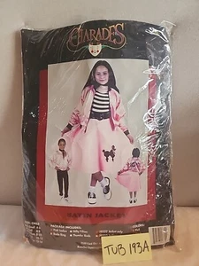 Charades Pink Ladies Costume Jacket Only Child Size L - Picture 1 of 5