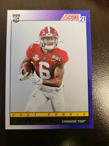 2021 Score DeVonta Smith RC THROWBACK card #TB4 - Picture 1 of 2