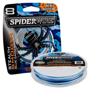 Spiderwire NEW Stealth SMOOTH 8 - BLUE CAMO - 8 Carrier Fishing Braid - All B/S 