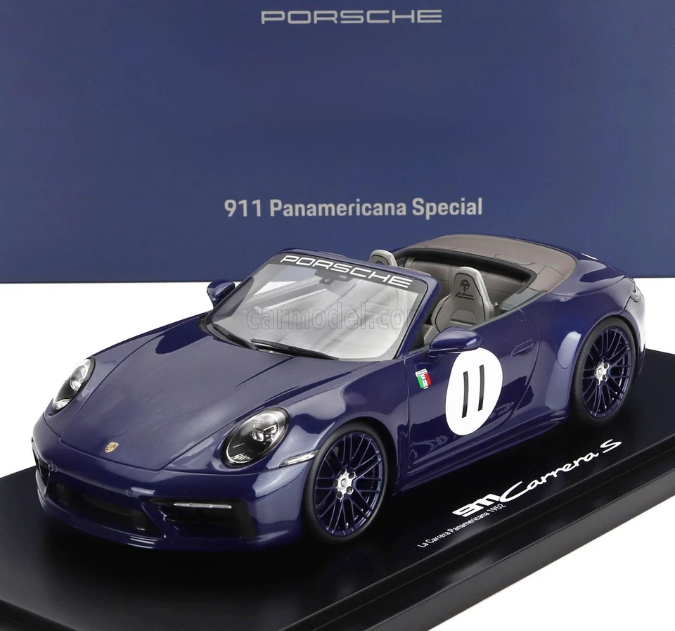 1/18 SPARK-MODEL - PORSCHE - 911 992 CARRERA S CABRIOLET OPEN N 11 WAP0210460SCA - Immagine 1 di 1