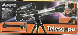 Telescope #C2130 with Tripod and Finder Scope,20X 30X 40X Magnification Open - Picture 1 of 2