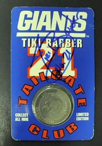 Tiki Barber Signed Game Coin Autograph PSA/DNA AN48124 - Picture 1 of 2