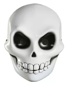 Reaper Skull Plastic Adult Half Mask - Picture 1 of 1