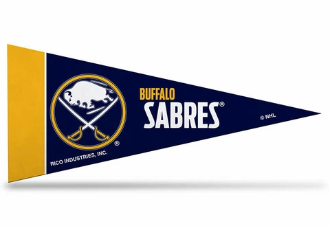 Buffalo Sabres NHL Felt Pennant 4" x 9" Mini Banner Flag Souvenir NEW Cover