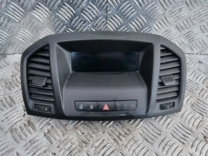 2008-2013 VAUXHALL INSIGNIA RADIO DASH DISPLAY SCREEN HAZARD SWITCH PANEL - Picture 1 of 5