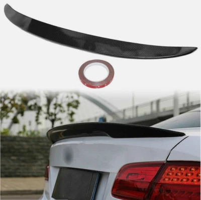 For 07-13 BMW E92 Coupe 328i 335i M3 Carbon Fiber Rear Wing Trunk Lip Spoiler Foto 1 de 4