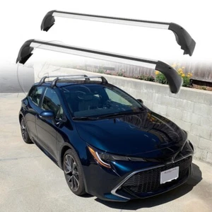 Fits for Toyota Corolla Hatchback 2019-2024 Crossbar Roof Rack Rails 2PCS - Picture 1 of 10