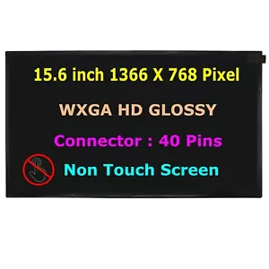 NEW 15.6" GLOSSY HD LED LAPTOP SCREEN FOR TOSHIBA PSCLUE-008077EN FAST DISPATCH - Picture 1 of 7