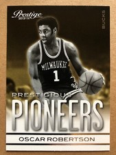 2013-14 Prestige Prestigious Pioneers #15 Oscar Robertson Basketball Card
