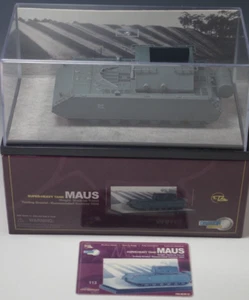 DRAGON ARMOR MAUS TESTING GROUND KUMMERSDORF SUMMER 1944 MODEL CLEAR DISPLAY NIB - Picture 1 of 7