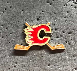Calgary Flames Crossed Sticks NHL Hockey Pin - Bild 1 von 1