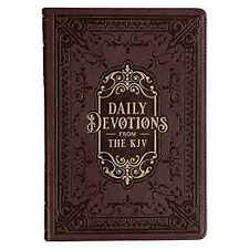 Daily Devotions from the KJV - Imitation Leather, by Christian Art Gifts - New h