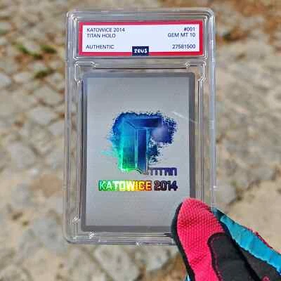 Titan Holo Katowice 2014 Graded Card "PSA" Style | Custom Illustration Card - Image 1 of 4