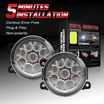 Ajuste para 2006-2012 Mitsubishi Eclipse lente transparente para-choque dianteiro faróis de neblina lâmpadas - Imagem 1 de 4