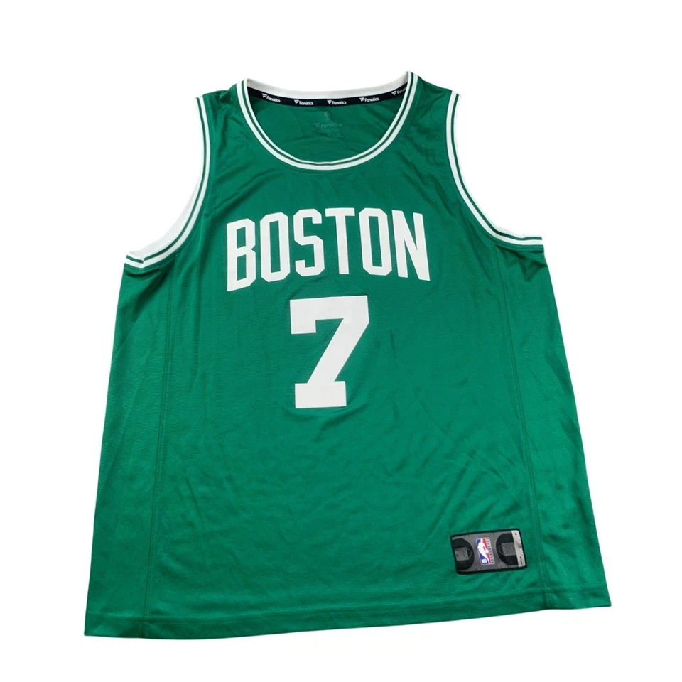 Camiseta Fanatics Jaylen Marrón Boston Celtics Hombres L Verde Fast Break Réplica NBA Foto 1 de 4