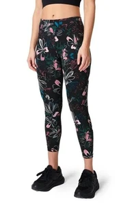 Sweaty Betty Mujer 8 Negro Estampado Power 7/8 Largo Leggings Atléticos - Imagen 1 de 7