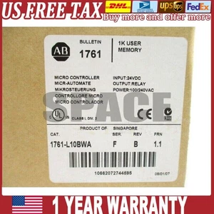 Controlador AB 1761-L10BWA MICROLOGIX 1000 1761L10BWA EXPRESS EE. UU. Impuestos libres - Imagen 1 de 7