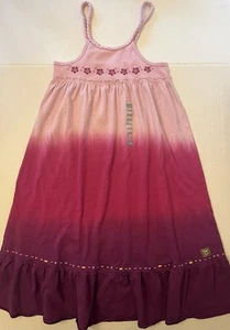 NWT Girls 9 Naartjie Cotton Purple Ombré Boho style Maxi length SUNDRESS Vintage - Picture 1 of 7
