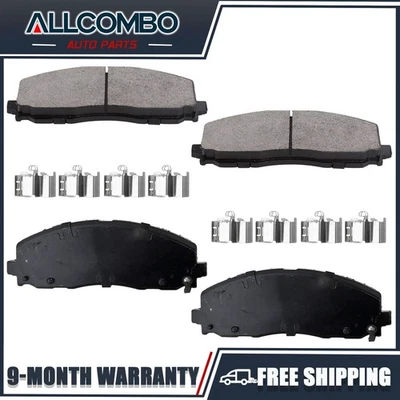 Front Ceramic Brake Pads for 2012 2013 2014 2015 2016 Chrysler Town & Country Foto 1 de 4