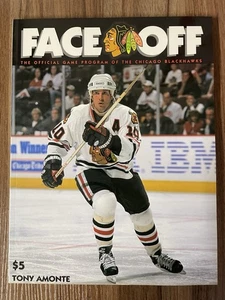 Lot of 4 Chicago Blackhawks Programs From Late 1990's - Picture 1 of 4