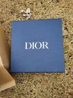 Authentic Dior Blue Empty Gift Storage Box Blue  10x10x3.5