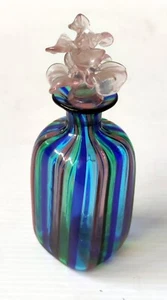 Flask Of Perfume Glass Blown Zanfirico Murano 1950 - Picture 1 of 8