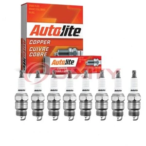 8 bujías Autolite núcleo de cobre para Ford Victoria 1955-1960 4,4 L 4,8 L pl - Imagen 1 de 5