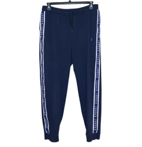 Air Jordan Herren Large L Navy Jumpman HBR Taped Logo Jogginghose Sweatpants - Bild 1 von 4