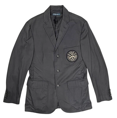 Blazer Polo Ralph Lauren Vintage Madison PRL Escudo Bordado Para Hombres Talla M Raro Foto 1 de 4