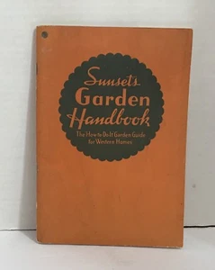 Vtg 1938 Booklet Sunsets Garden Handbook How To Do It Garden Guide Western Homes - Picture 1 of 4
