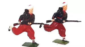 BRITAINS FROM SET NO. 142 - TWO FRENCH ZOUAVES SOLDIERS - Picture 1 of 2