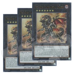 Yugioh - Red-Eyes Flare Metal Dragon x 3 - Ultra Rare NM - Free Holographic Card - Picture 1 of 1