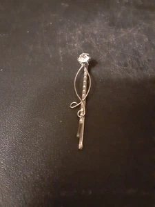 Vintage CZ Hair Pin.. - Picture 1 of 2