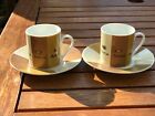 Zwei h&#252;bsche Espresso Tassen, Muster Kaffeesorten