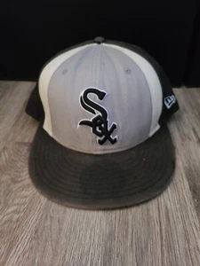 Chicago White Sox Genuine Merchandise New Era Snapback MLB White Gray Black - Picture 1 of 8