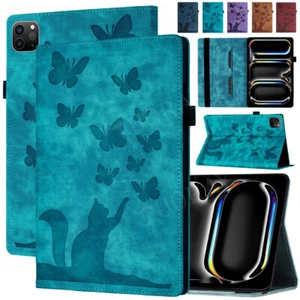 For iPad Air 13 11 M3 2025 10/9/8/7/6/5th Gen Air 3 4 5 Pro11 Leather Case Cover - Picture 1 of 77