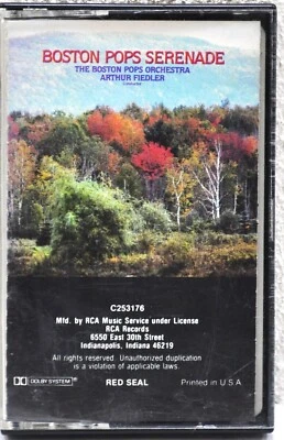 BOSTON POPS SERENADE    1984 Cassette    RCA C253176 - Image 1 of 4